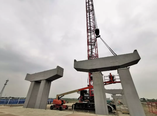 BIM与装配式|最高双节立柱23.15米,昆阳路越江大桥创下上海预制拼装立柱新纪录 BIM与装配式|最高双节立柱23.15米,昆阳路越江大桥创下上海预制拼装立柱新纪录