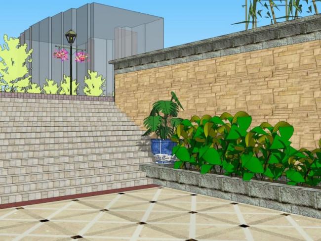 Sketchup规划模型|村庄景观规划,现代风格 Sketchup规划模型|村庄景观规划,现代风格