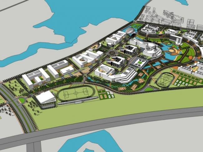 Sketchup规划模型|城市规划,现代风格 Sketchup规划模型|城市规划,现代风格