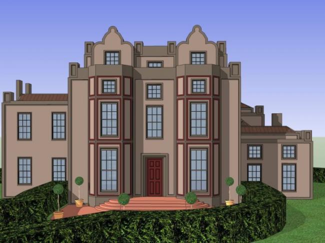 Sketchup别墅模型|叠拼别墅,现代风格 Sketchup别墅模型|叠拼别墅,现代风格