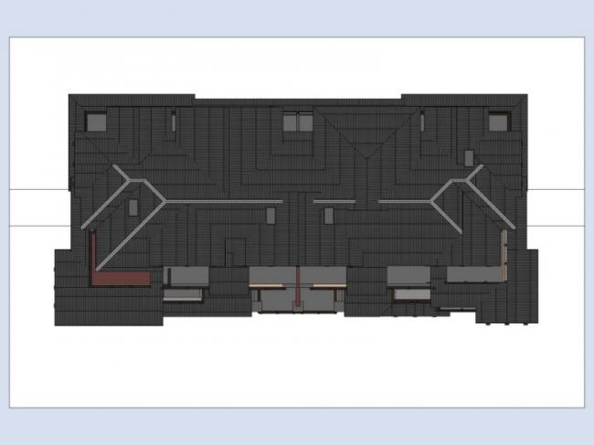 Sketchup别墅模型|联排别墅,现代风格 Sketchup别墅模型|联排别墅,现代风格