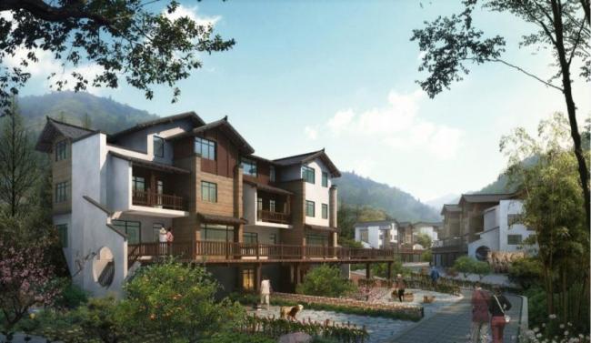 Sketchup别墅模型|独栋别墅群,中式风格 Sketchup别墅模型|独栋别墅群,中式风格