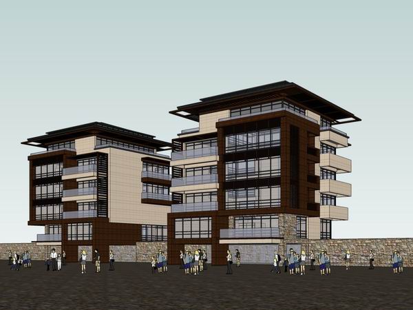 Sketchup别墅模型|别墅,现代风格 Sketchup别墅模型|别墅,现代风格