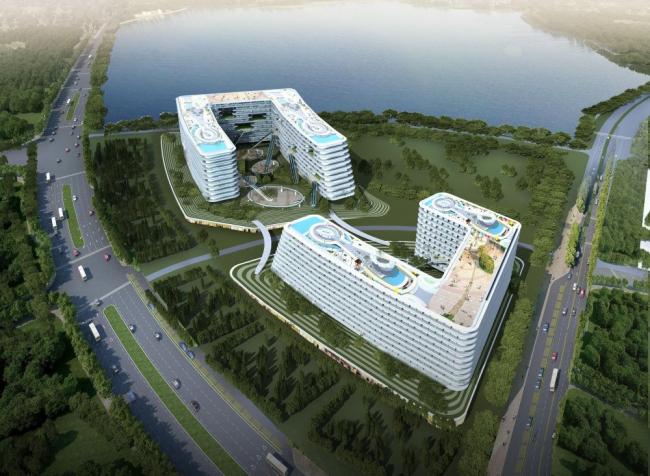 Sketchup酒店模型|高层商业酒店,现代风格 Sketchup酒店模型|高层商业酒店,现代风格