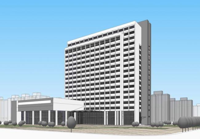 Sketchup酒店模型|高层酒店,现代风格 Sketchup酒店模型|高层酒店,现代风格