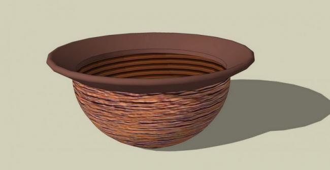 Sketchup素材模型|欧式花钵景观素材组件 Sketchup素材模型|欧式花钵景观素材组件