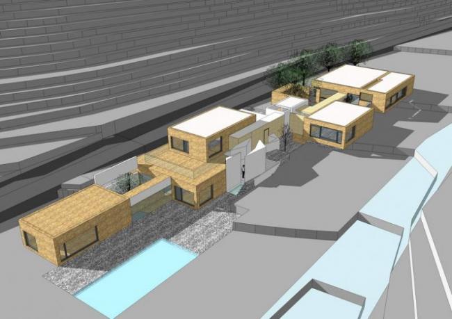 Sketchup酒店模型|多层民宿酒店,现代风格 Sketchup酒店模型|多层民宿酒店,现代风格