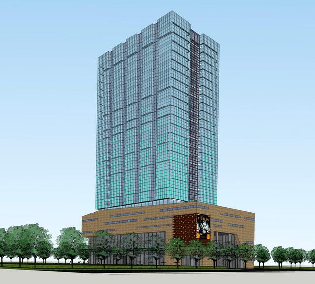 Sketchup办公模型|高层办公楼,现代风格 Sketchup办公模型|高层办公楼,现代风格