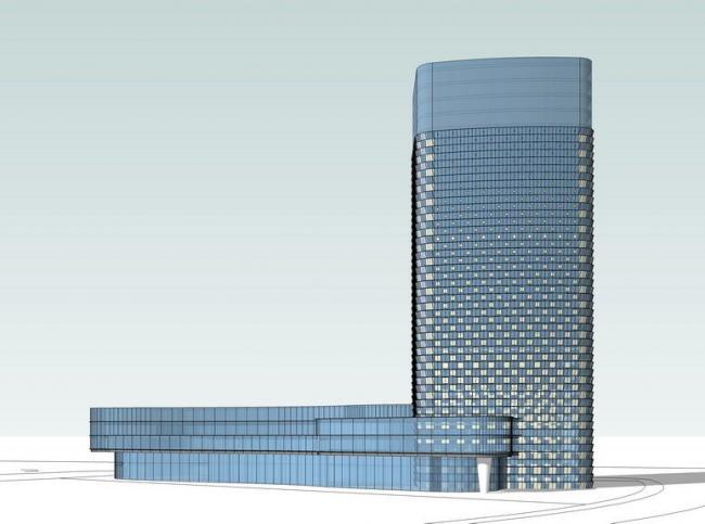 Sketchup办公模型|高层办公楼,现代风格 Sketchup办公模型|高层办公楼,现代风格