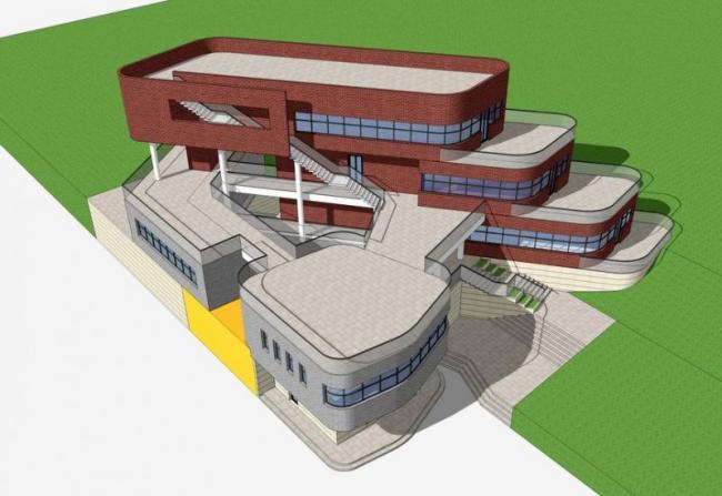 Sketchup办公模型|多层办公楼,现代风格 Sketchup办公模型|多层办公楼,现代风格