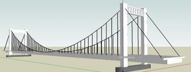 Sketchup车站路桥|现代风格,车行桥梁 Sketchup车站路桥|现代风格,车行桥梁
