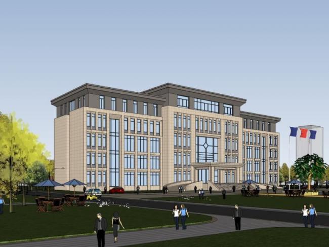 Sketchup办公模型|多层办公楼,现代风格 Sketchup办公模型|多层办公楼,现代风格