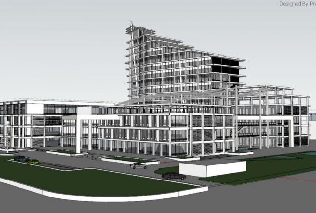 Sketchup办公模型|多高层办公楼,现代风格 Sketchup办公模型|多高层办公楼,现代风格