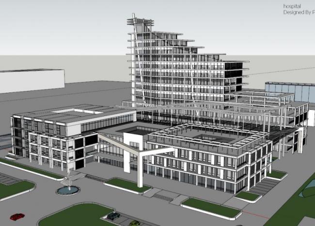 Sketchup办公模型|多高层办公楼,现代风格 Sketchup办公模型|多高层办公楼,现代风格