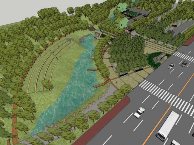 Sketchup景观模型|公园景观,现代风格 Sketchup景观模型|公园景观,现代风格