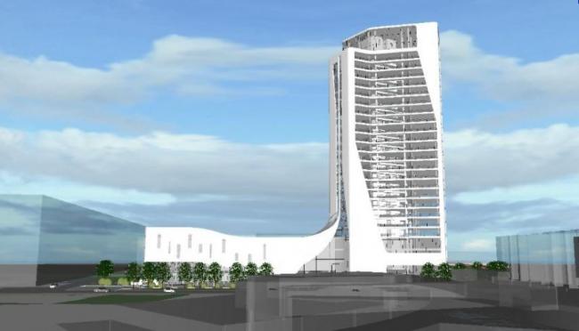 Sketchup办公模型|高层办公楼,现代风格 Sketchup办公模型|高层办公楼,现代风格