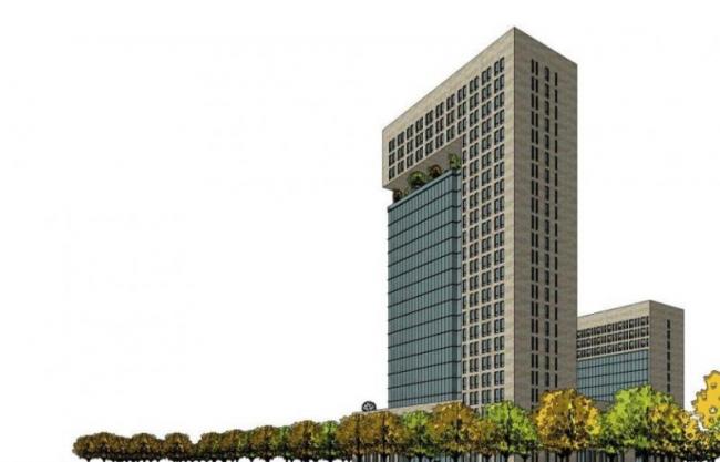 Sketchup办公模型|高层办公楼,现代风格 Sketchup办公模型|高层办公楼,现代风格