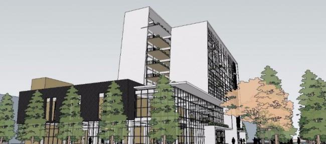 Sketchup办公模型|多高层办公楼,现代风格 Sketchup办公模型|多高层办公楼,现代风格