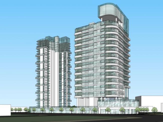 Sketchup综合体模型|高层综合体,现代风格 Sketchup综合体模型|高层综合体,现代风格