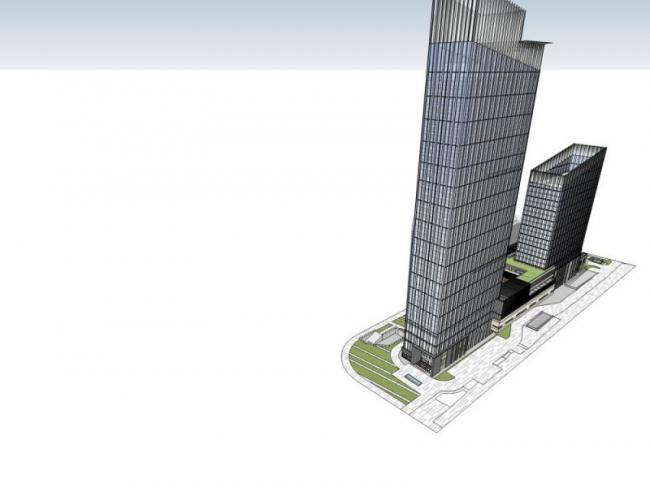 Sketchup酒店模型|超高层酒店,现代风格 Sketchup酒店模型|超高层酒店,现代风格