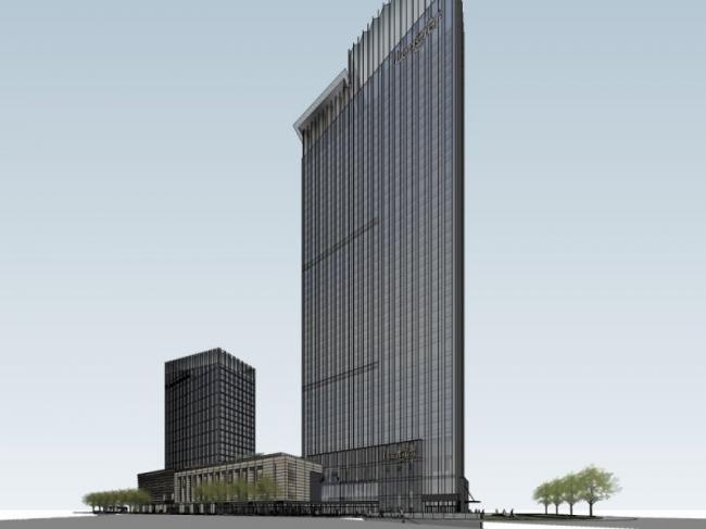 Sketchup酒店模型|超高层酒店,现代风格 Sketchup酒店模型|超高层酒店,现代风格