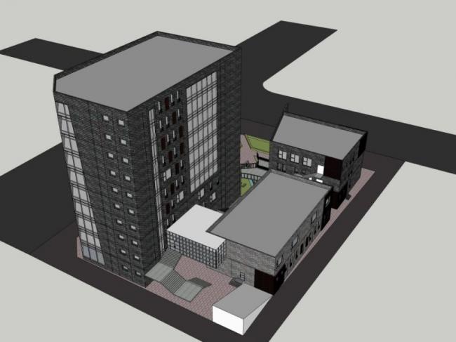 Sketchup办公模型|多高层办公楼,现代风格 Sketchup办公模型|多高层办公楼,现代风格