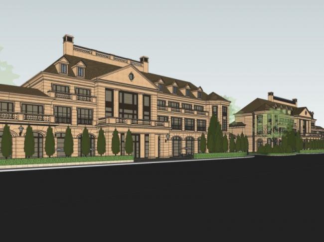 Sketchup商业模型|多层会所,古典风格 Sketchup商业模型|多层会所,古典风格