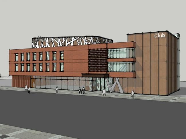 Sketchup商业模型|多层会所,现代风格 Sketchup商业模型|多层会所,现代风格