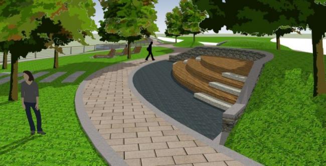 Sketchup景观模型|观景挑台景观,现代风格 Sketchup景观模型|观景挑台景观,现代风格