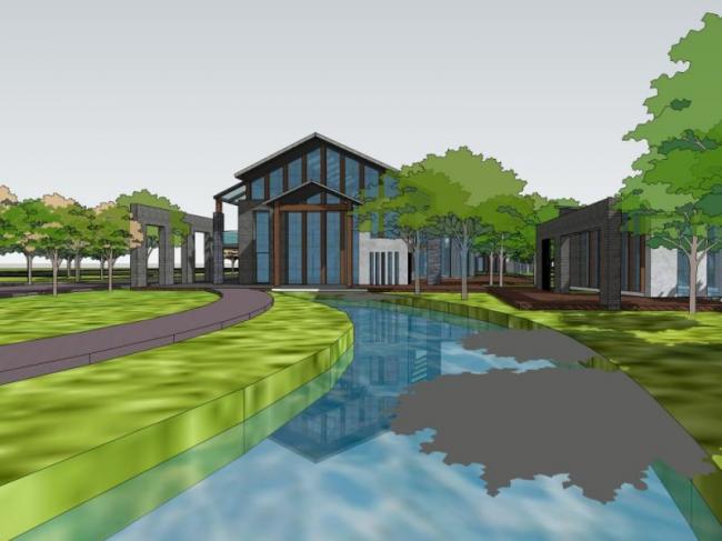 Sketchup景观模型|园林景观,中式风格 Sketchup景观模型|园林景观,中式风格