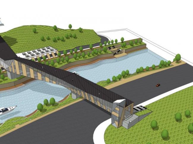 Sketchup景观模型|景观桥,现代风格 Sketchup景观模型|景观桥,现代风格