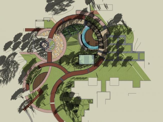 Sketchup景观模型|公园景观,现代风格 Sketchup景观模型|公园景观,现代风格