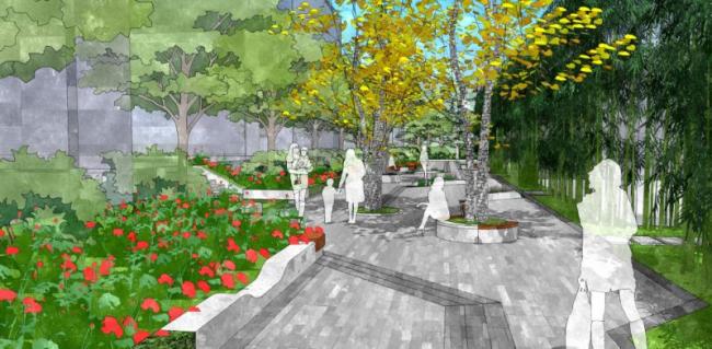 Sketchup景观模型|滨河景观,现代风格 Sketchup景观模型|滨河景观,现代风格