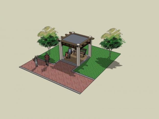 Sketchup景观模型|亭子景观,中式风格 Sketchup景观模型|亭子景观,中式风格