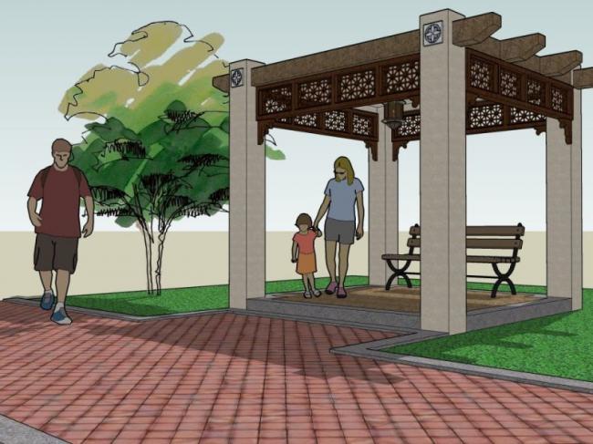 Sketchup景观模型|亭子景观,中式风格 Sketchup景观模型|亭子景观,中式风格