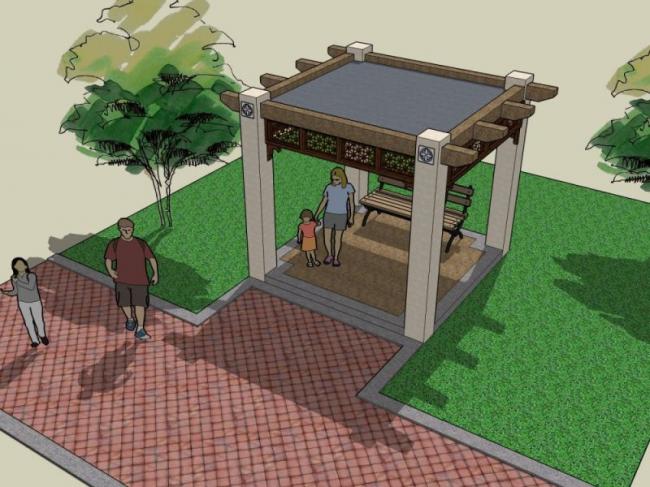Sketchup景观模型|亭子景观,中式风格 Sketchup景观模型|亭子景观,中式风格