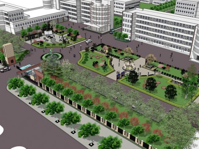 Sketchup景观模型|办公场景,现代风格 Sketchup景观模型|办公场景,现代风格