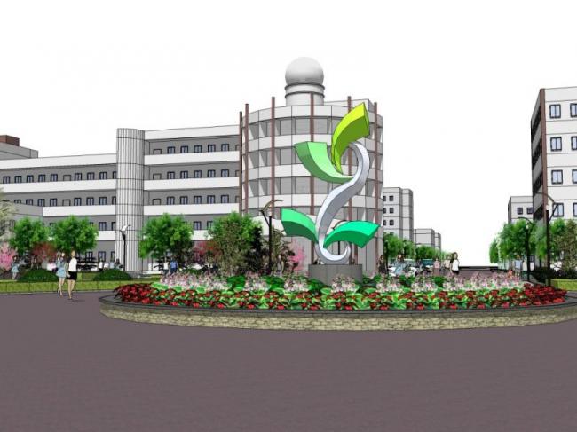 Sketchup景观模型|办公场景,现代风格 Sketchup景观模型|办公场景,现代风格