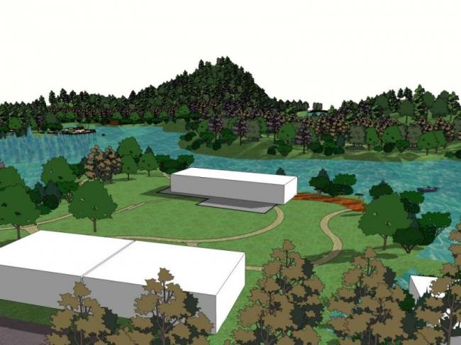 Sketchup景观模型|公园景观,现代风格 Sketchup景观模型|公园景观,现代风格