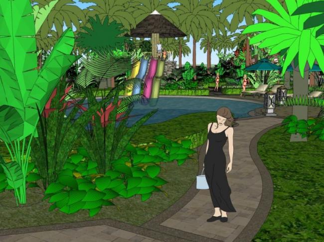 Sketchup景观模型|休闲景观,现代风格 Sketchup景观模型|休闲景观,现代风格