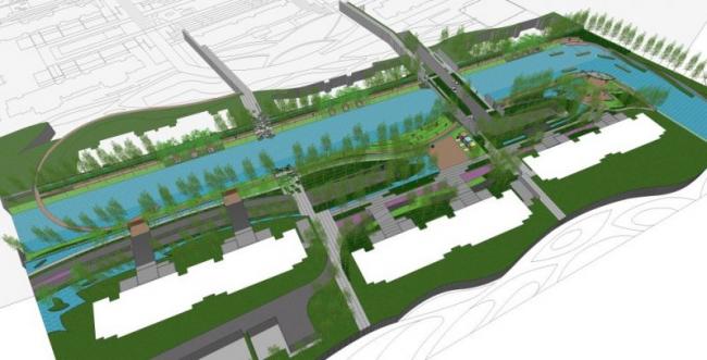 Sketchup景观模型|滨水景观,现代风格 Sketchup景观模型|滨水景观,现代风格