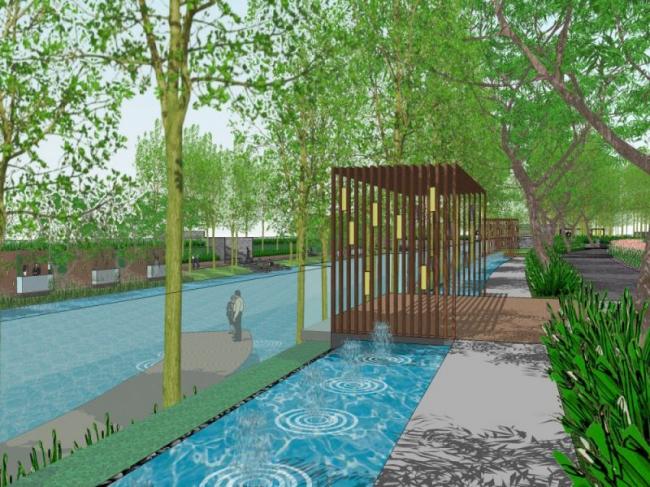 Sketchup景观模型|滨水景观,现代风格 Sketchup景观模型|滨水景观,现代风格