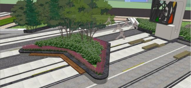 Sketchup景观模型|公园景观,现代风格 Sketchup景观模型|公园景观,现代风格