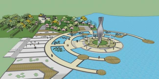 Sketchup景观模型|广场景观,现代风格 Sketchup景观模型|广场景观,现代风格