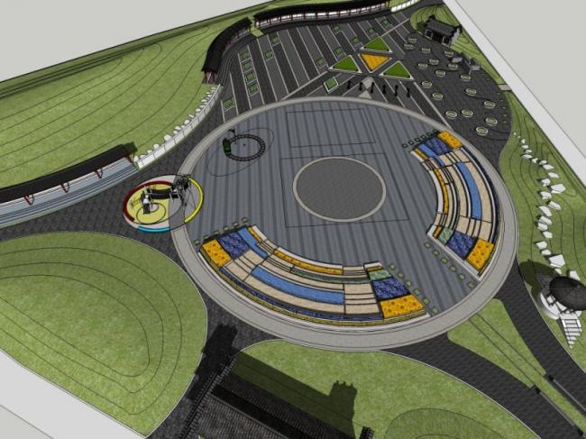 Sketchup景观模型|儿童公园景观,现代风格 Sketchup景观模型|儿童公园景观,现代风格