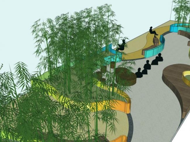 Sketchup景观模型|庭院景观,现代风格 Sketchup景观模型|庭院景观,现代风格