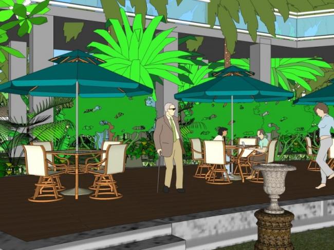 Sketchup景观模型|景区景观,古典风格 Sketchup景观模型|景区景观,古典风格