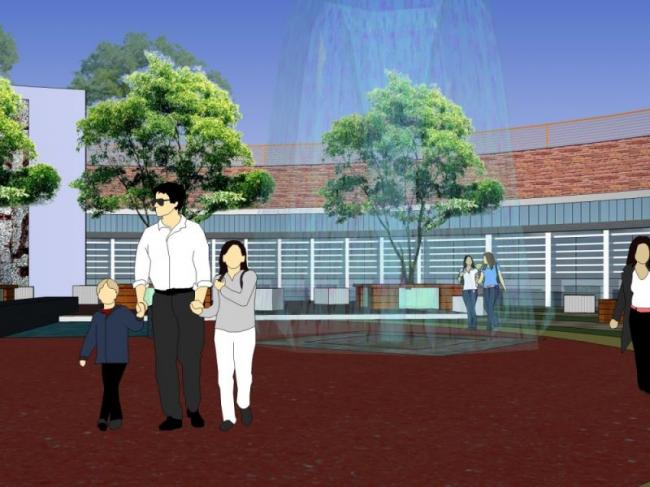 Sketchup景观模型|广场景观,现代风格 Sketchup景观模型|广场景观,现代风格