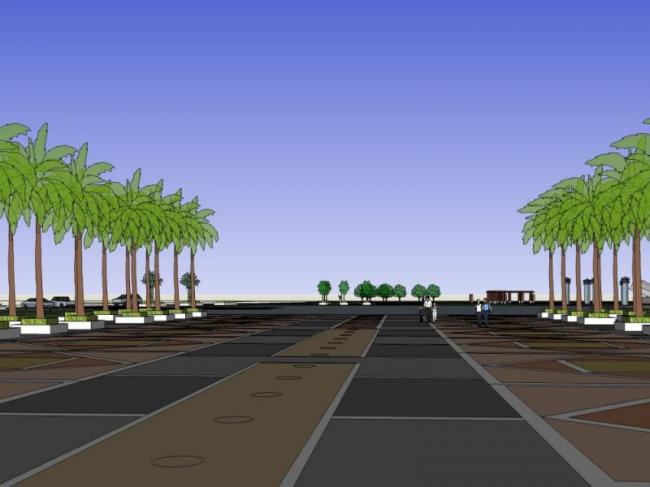 Sketchup景观模型|广场景观,古典风格 Sketchup景观模型|广场景观,古典风格