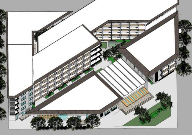 Sketchup办公模型|多层办公,现代风格 Sketchup办公模型|多层办公,现代风格